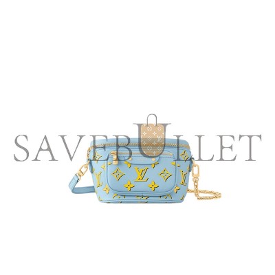 LOUIS VUITTON MASTER MONOGRAM EMPREINTE MINI BUMBAG M83694 (17*12*9.5cm)